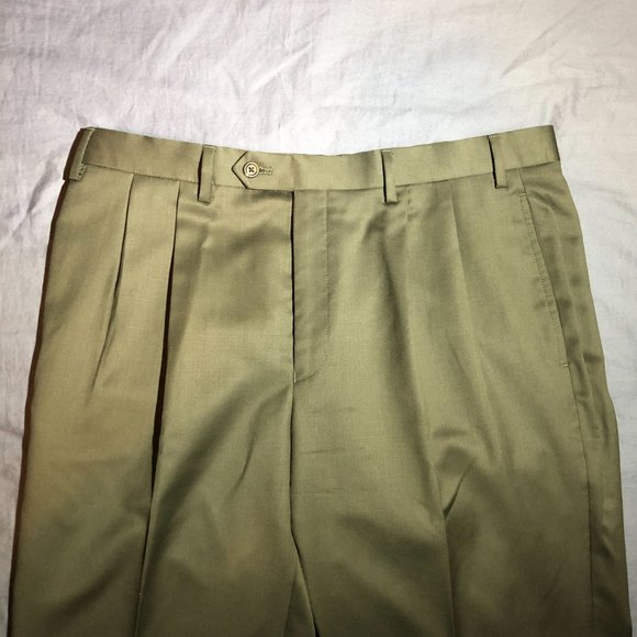SOLD Ralph Lauren Cashmere & Wool Green Label Pant - Picture 4 of 6